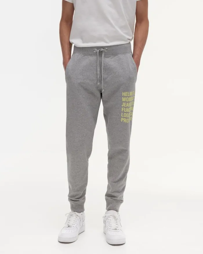 Pants Men Helmut Lang Glowcore Masc Sweatpant Vapor Heather
