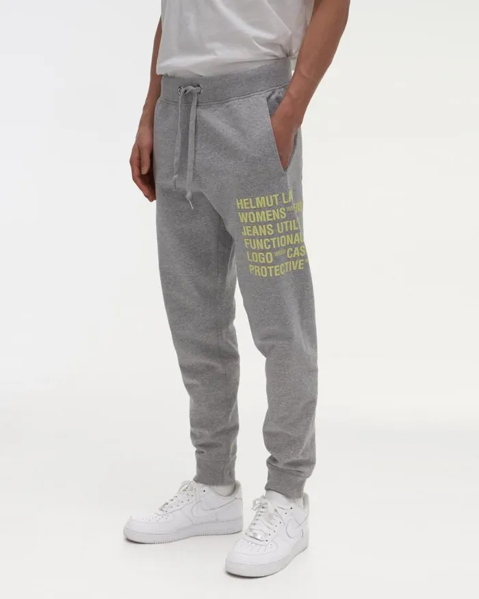 Pants Men Helmut Lang Glowcore Masc Sweatpant Vapor Heather