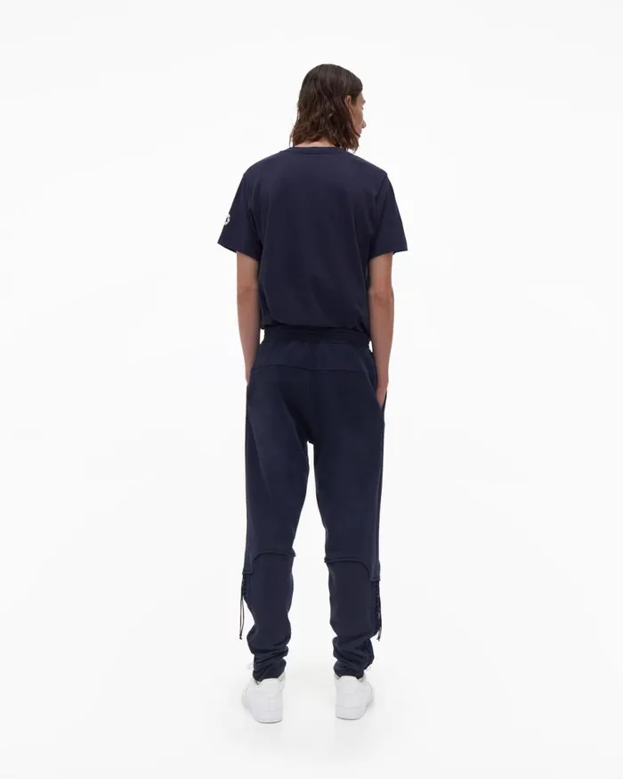 Pants Men Helmut Lang Laced Sweatpant Admiral Blue