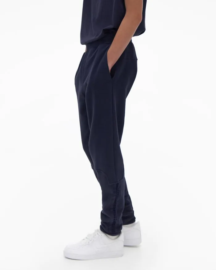 Pants Men Helmut Lang Laced Sweatpant Admiral Blue