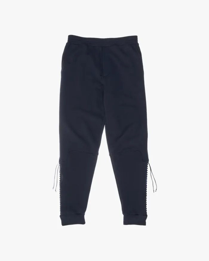 Pants Men Helmut Lang Laced Sweatpant Admiral Blue