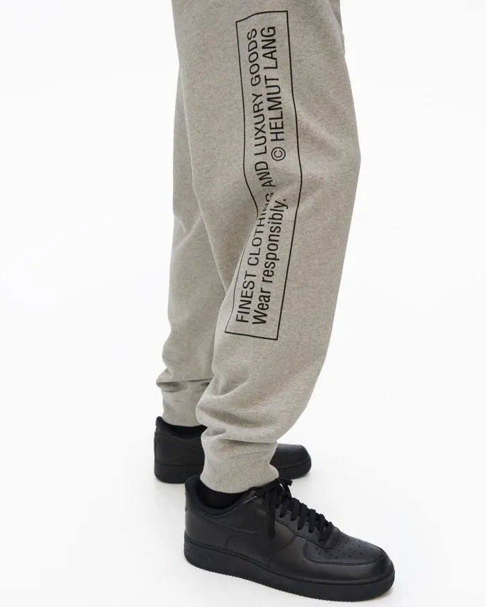 Pants Men Helmut Lang School Sweatpant Vapor Heather