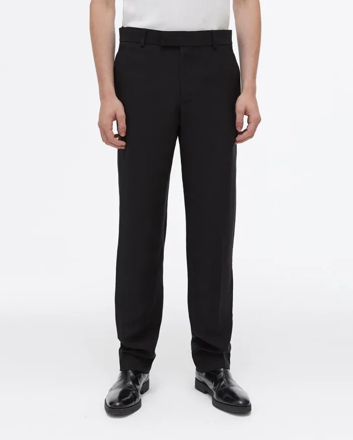 Pants Men Helmut Lang Slim Fit Trouser Black