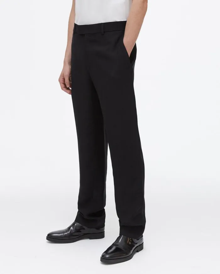 Pants Men Helmut Lang Slim Fit Trouser Black