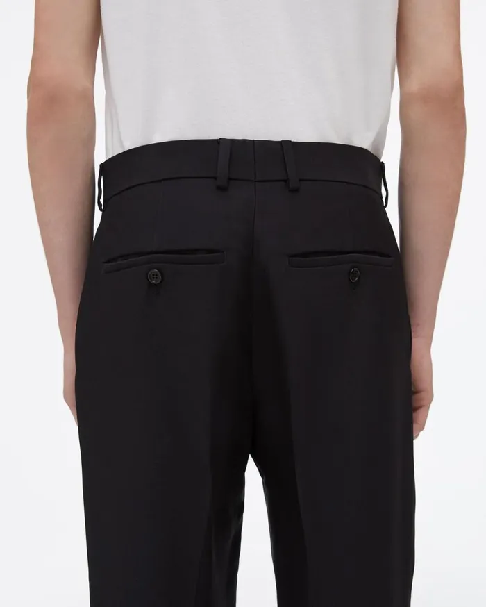 Pants Men Helmut Lang Slim Fit Trouser Black