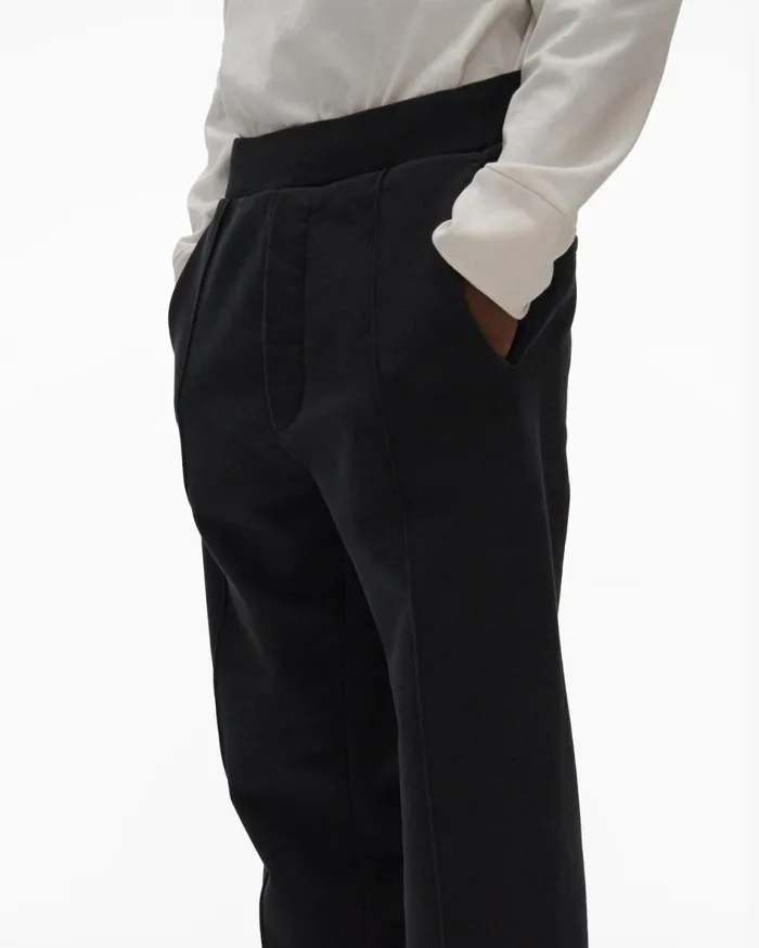 Pants Men Helmut Lang Strap Sweatpant Basalt Black