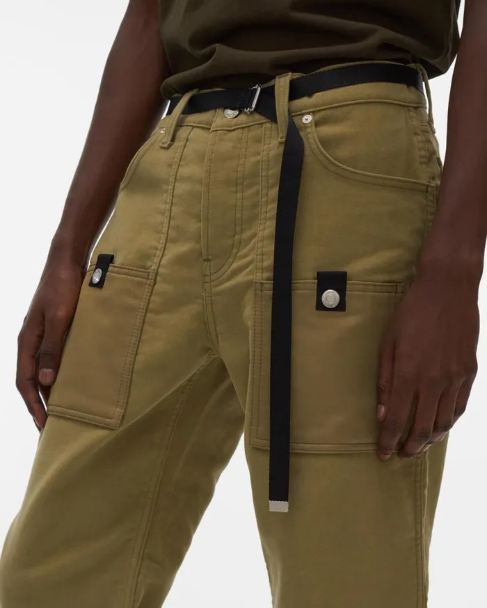 Pants Men Helmut Lang Tracker Lo Easy Jean Pale Moss