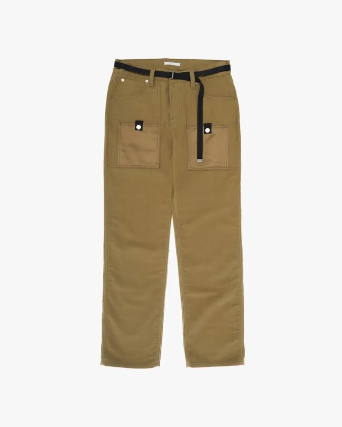Pants Men Helmut Lang Tracker Lo Easy Jean Pale Moss