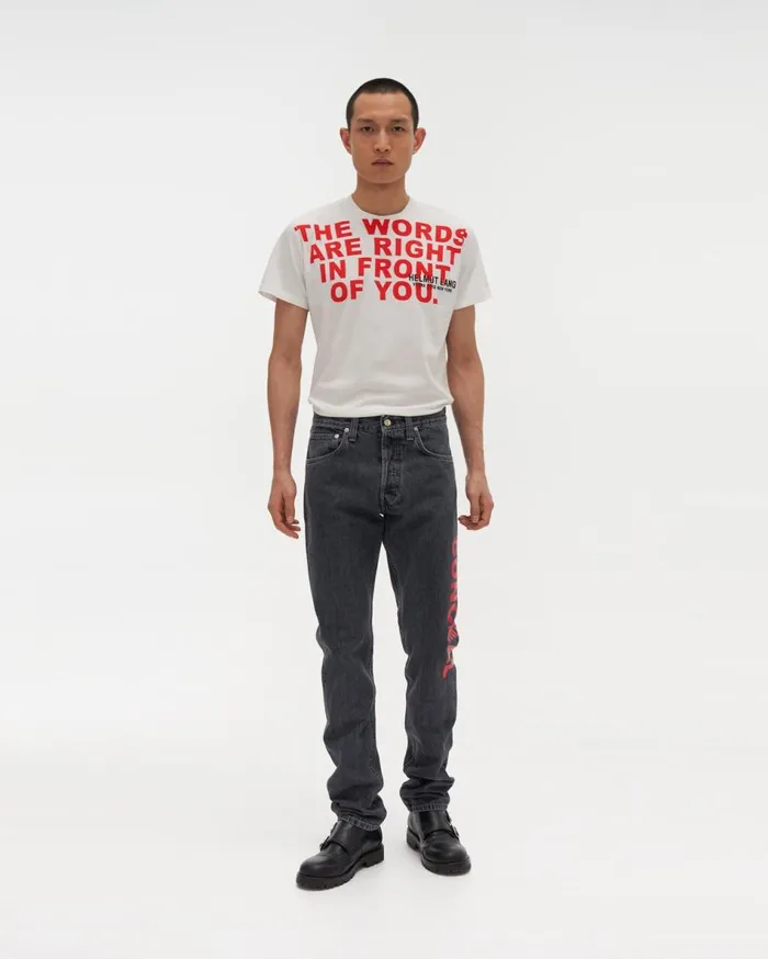 Pants Men Helmut Lang Willie Norris Masc Hi Straight Jean Acc Midnight Stone Universe