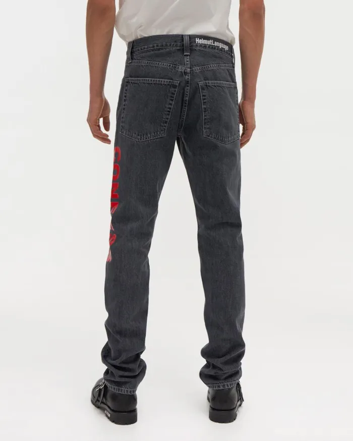 Pants Men Helmut Lang Willie Norris Masc Hi Straight Jean Acc Midnight Stone Universe