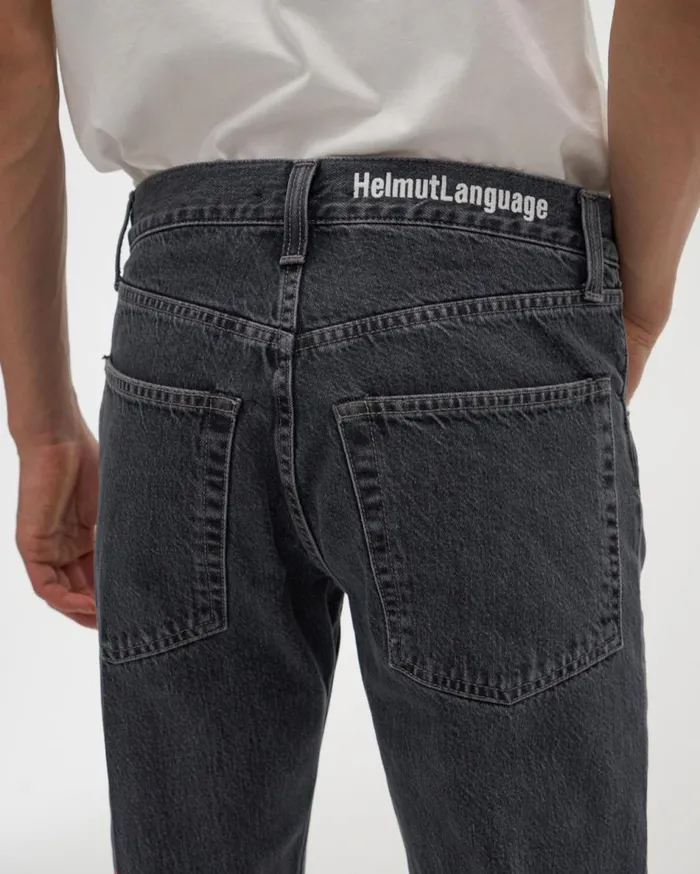 Pants Men Helmut Lang Willie Norris Masc Hi Straight Jean Acc Midnight Stone Universe