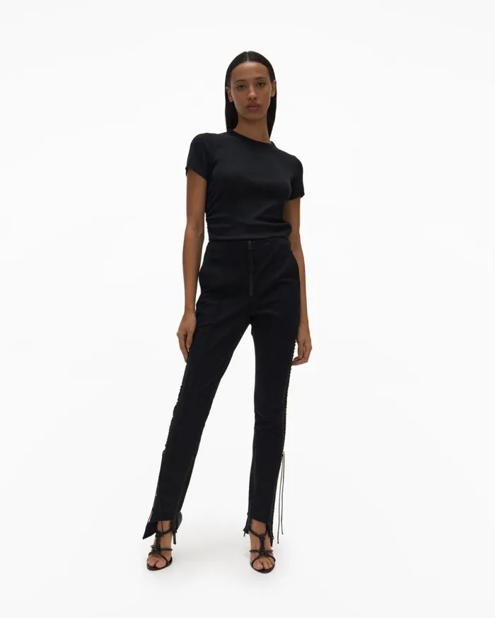 Pants Women Helmut Lang Aviator Pant Black