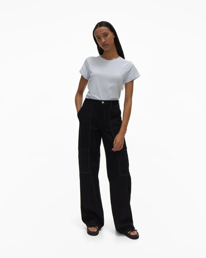 Pants Women Helmut Lang Black Utility Jean Black