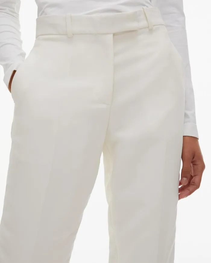 Pants Women Helmut Lang Cady Suit Pant Ivory