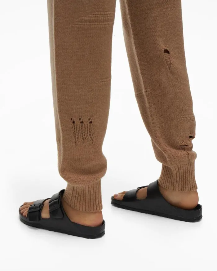 Pants Women Helmut Lang Distressed Pant Camel