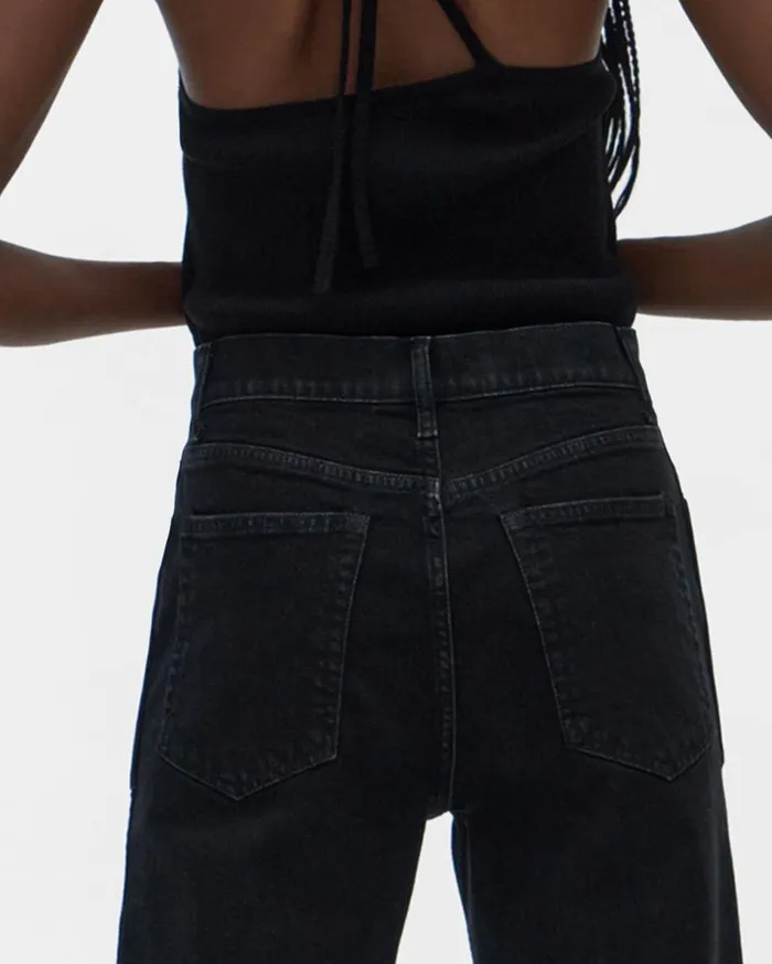Pants Women Helmut Lang Factory Jean Acc Black Stone