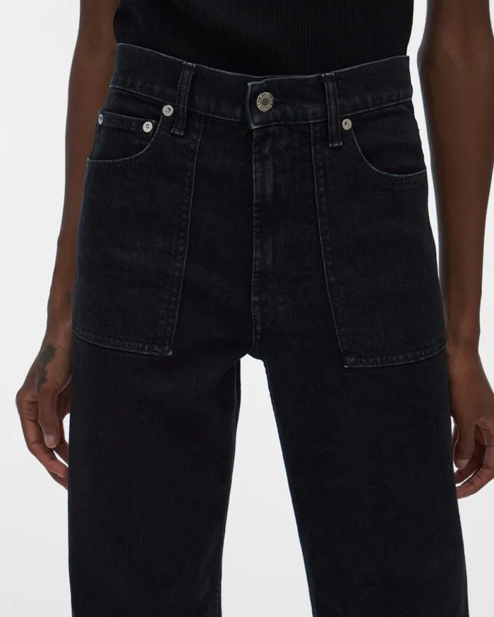 Pants Women Helmut Lang Factory Jean Acc Black Stone