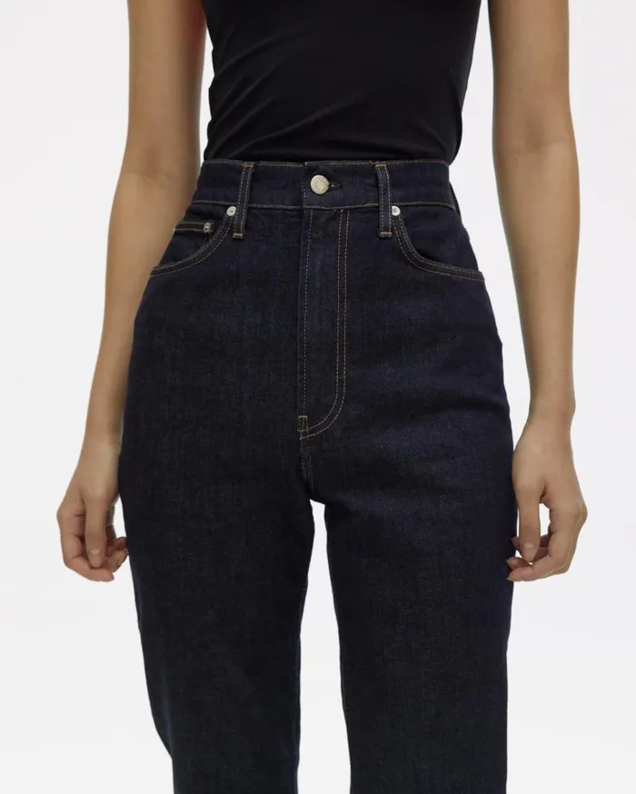 Pants Women Helmut Lang Femme Hi Spikes Jeans Acc Dark Rinse Indigo