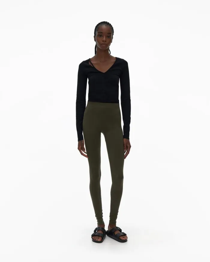Pants Women Helmut Lang Legging Hunter Sage