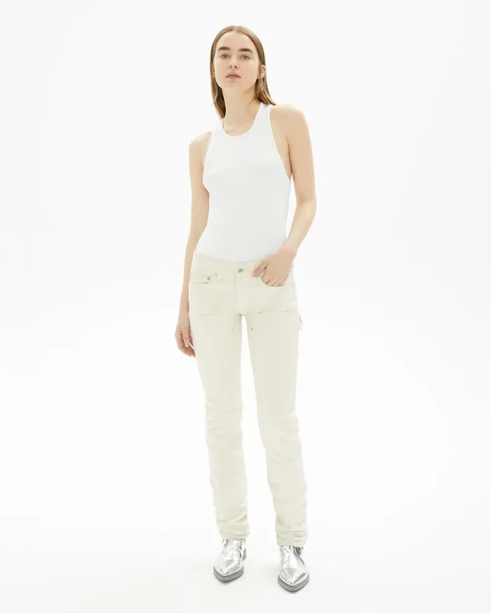 Pants Women Helmut Lang Masc Lo Utility Natural