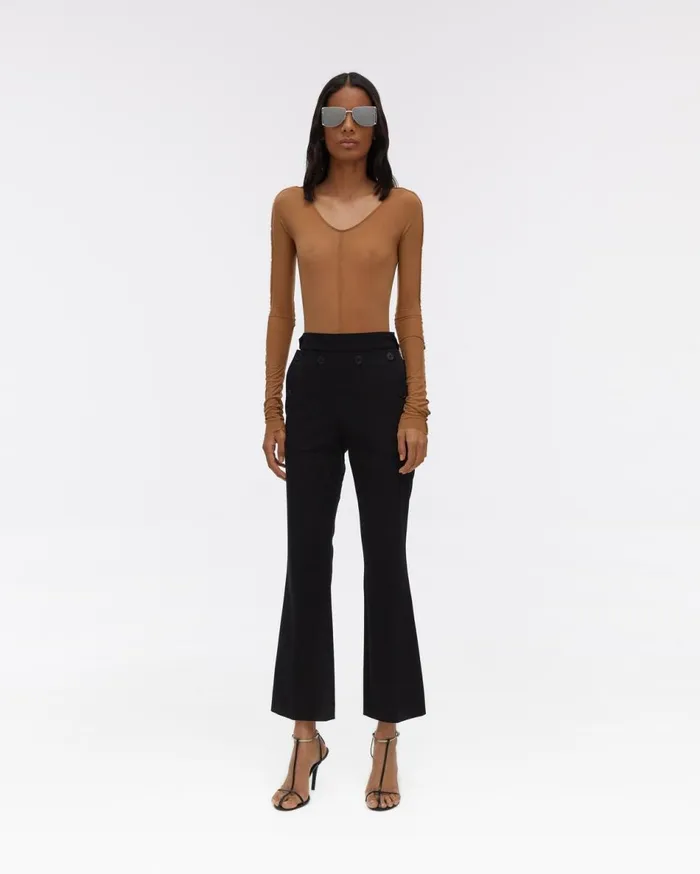 Pants Women Helmut Lang Rider Crop Pant Black