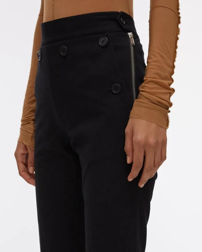 Pants Women Helmut Lang Rider Crop Pant Black