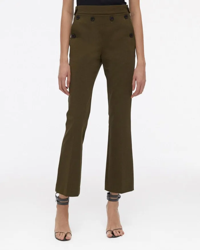 Pants Women Helmut Lang Rider Crop Pant Sage