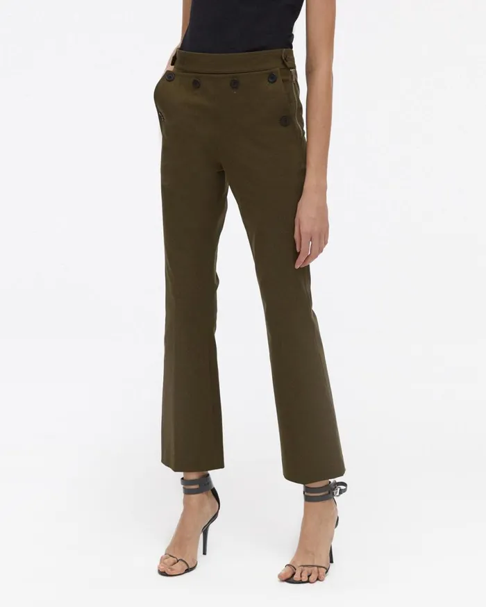 Pants Women Helmut Lang Rider Crop Pant Sage