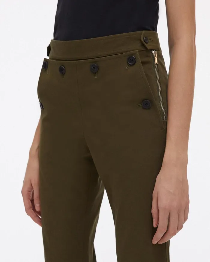 Pants Women Helmut Lang Rider Crop Pant Sage