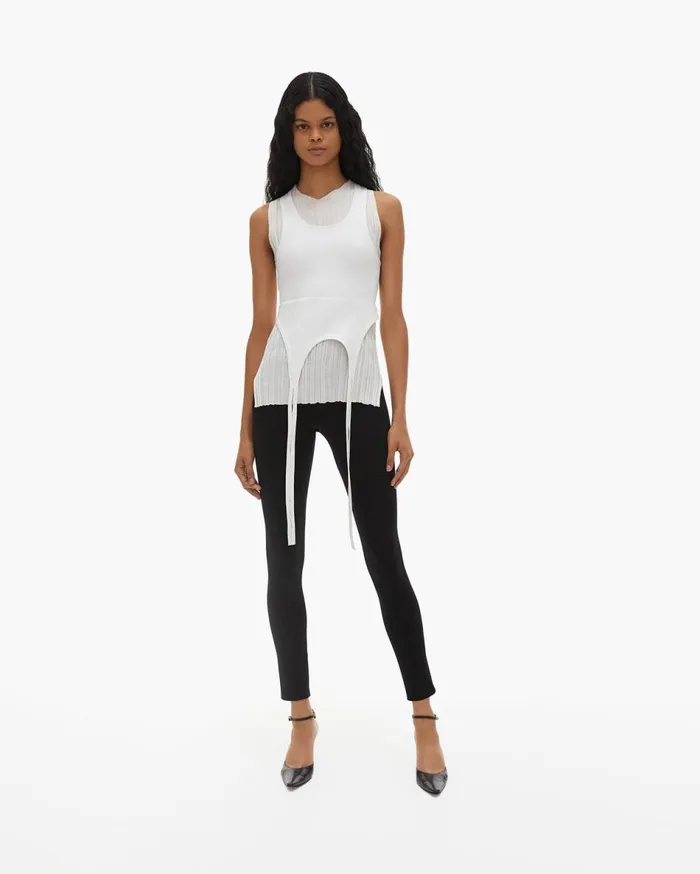 Pants Women Helmut Lang Scuba Legging Black