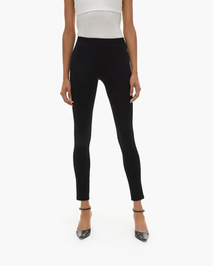 Pants Women Helmut Lang Scuba Legging Black