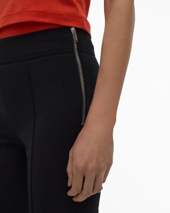 Pants Women Helmut Lang Seamed Legging Black
