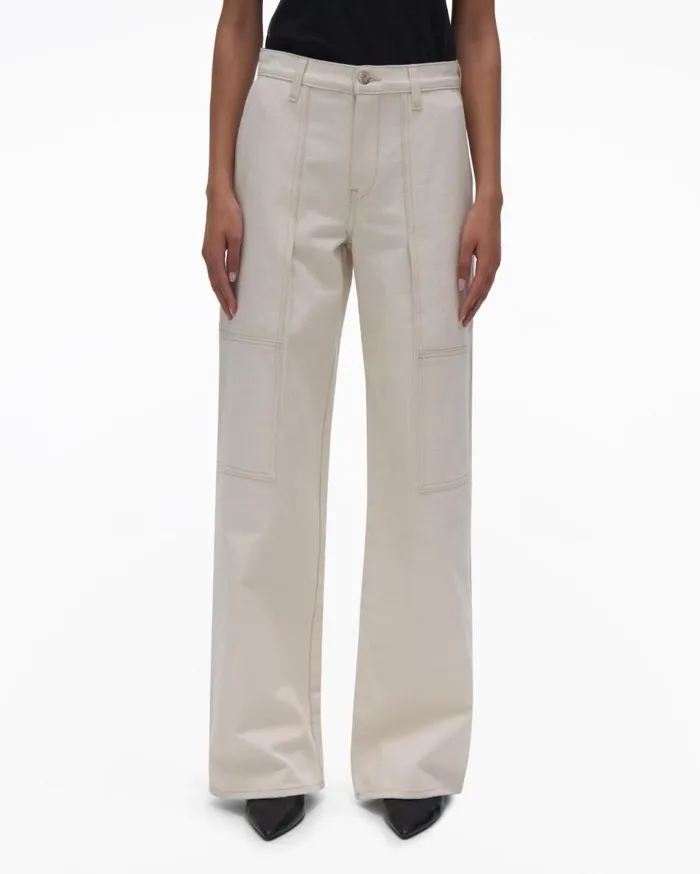 Pants Women Helmut Lang Utility Jean Ecru