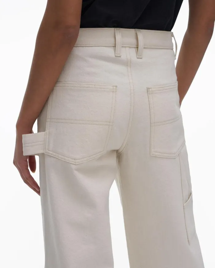 Pants Women Helmut Lang Utility Jean Ecru
