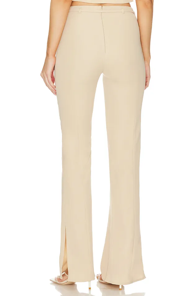 Pants Women Lovers and Friends Abbey Pant Nude Neutral Pants Women Lovers and Friends Abbey Pant Nude Neutral
