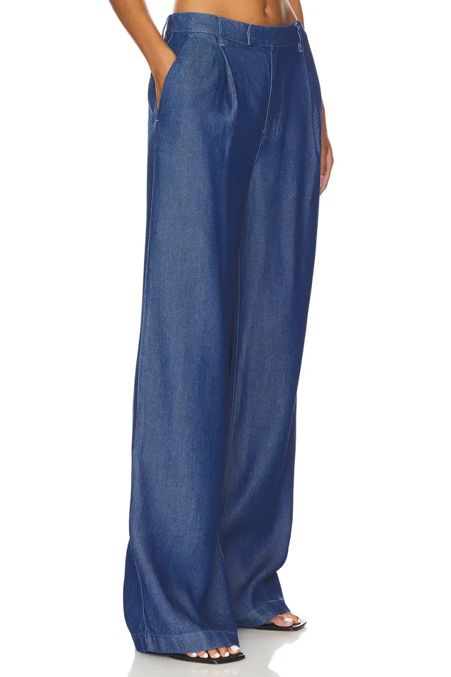 Pants Women Lovers and Friends Agathe Pant Blue Denim Pants Women Lovers and Friends Agathe Pant Blue Denim