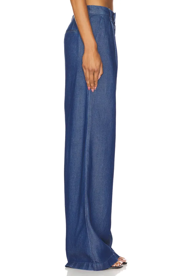 Pants Women Lovers and Friends Agathe Pant Blue Denim Pants Women Lovers and Friends Agathe Pant Blue Denim