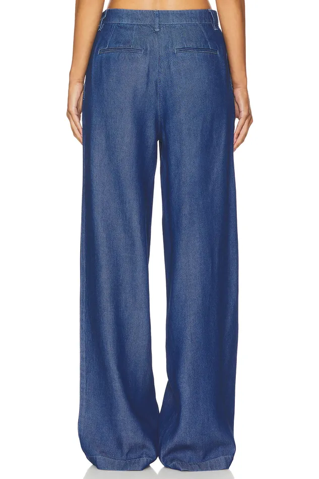 Pants Women Lovers and Friends Agathe Pant Blue Denim Pants Women Lovers and Friends Agathe Pant Blue Denim