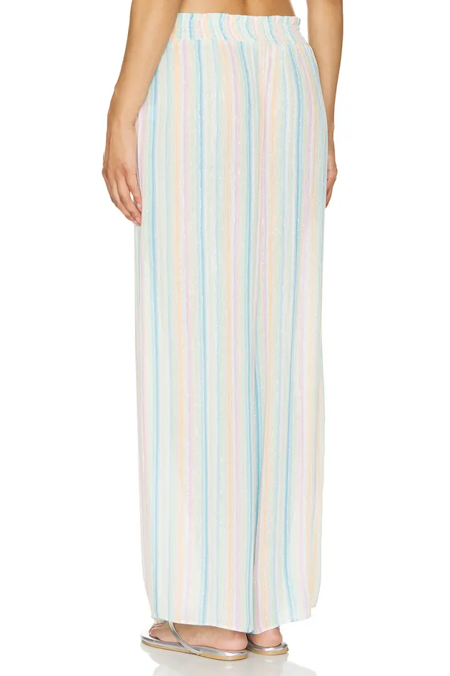 Pants Women Lovers and Friends Catalina Pant Rainbow Stripe Multi Pants Women Lovers and Friends Catalina Pant Rainbow Stripe Multi