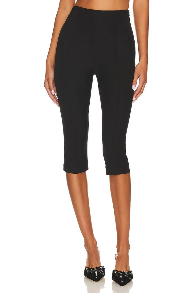 Pants Women Lovers and Friends Cindy Cropped Capri Pant Black