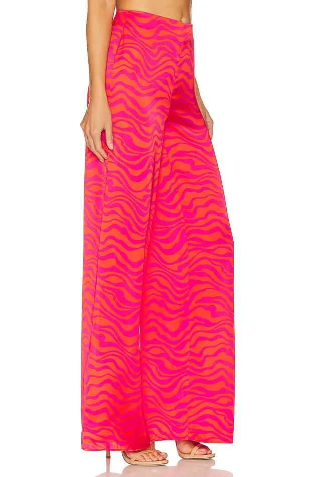 Pants Women Lovers and Friends Eiden Pant Wavy Tiger Multi Pants Women Lovers and Friends Eiden Pant Wavy Tiger Multi