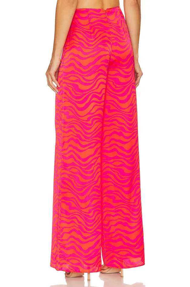 Pants Women Lovers and Friends Eiden Pant Wavy Tiger Multi Pants Women Lovers and Friends Eiden Pant Wavy Tiger Multi