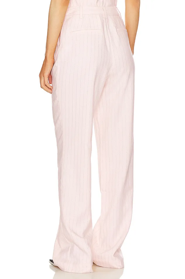 Pants Women Lovers and Friends Jasmine Pant Pink Pinstripe Pants Women Lovers and Friends Jasmine Pant Pink Pinstripe