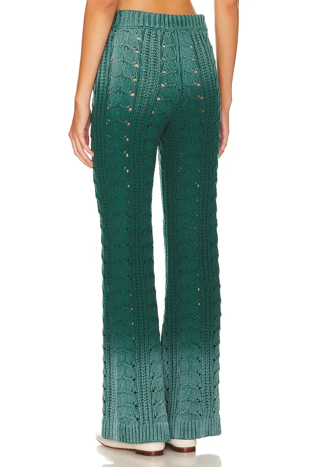 Pants Women Lovers and Friends Jelissa Ombre Knit Pant Green Ombre Pants Women Lovers and Friends Jelissa Ombre Knit Pant Green Ombre