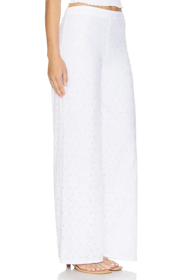 Pants Women Lovers and Friends Loretta Pant White Pants Women Lovers and Friends Loretta Pant White