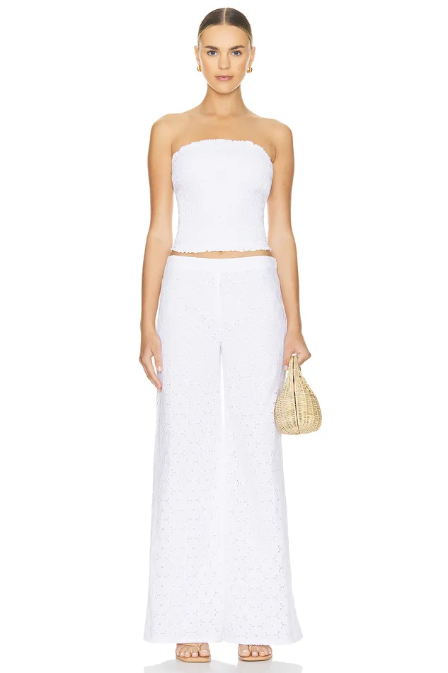 Pants Women Lovers and Friends Loretta Pant White Pants Women Lovers and Friends Loretta Pant White