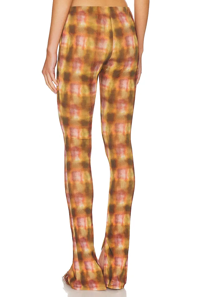 Pants Women Lovers and Friends Mel Pant Brown Plaid Pants Women Lovers and Friends Mel Pant Brown Plaid