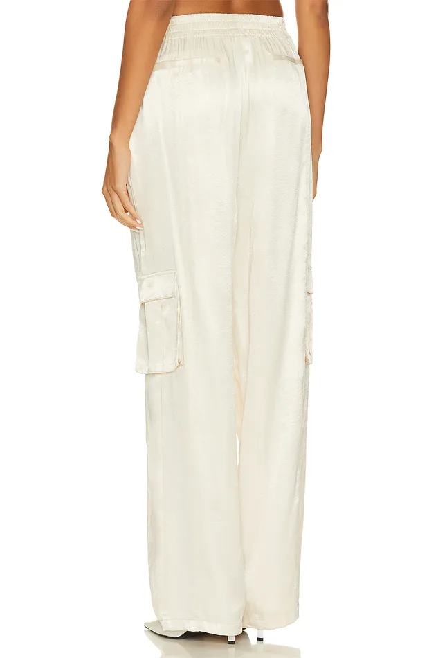 Pants Women Lovers and Friends Miranda Cargo Pant Cream Pants Women Lovers and Friends Miranda Cargo Pant Cream