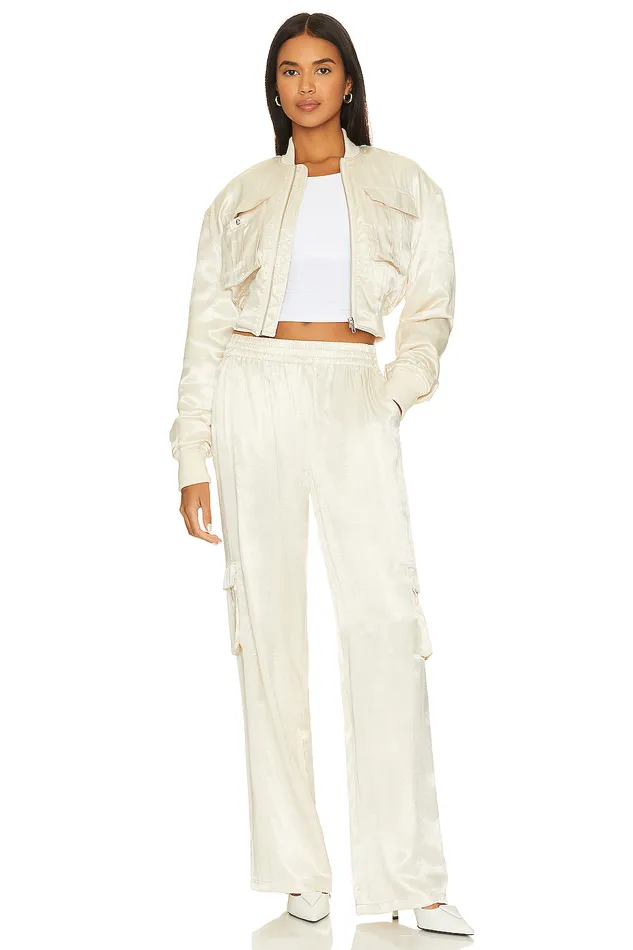 Pants Women Lovers and Friends Miranda Cargo Pant Cream Pants Women Lovers and Friends Miranda Cargo Pant Cream