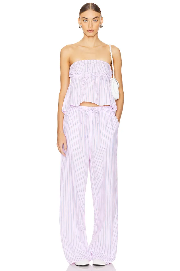 Pants Women Lovers and Friends Ray Pant Pink and Blue Pants Women Lovers and Friends Ray Pant Pink and Blue